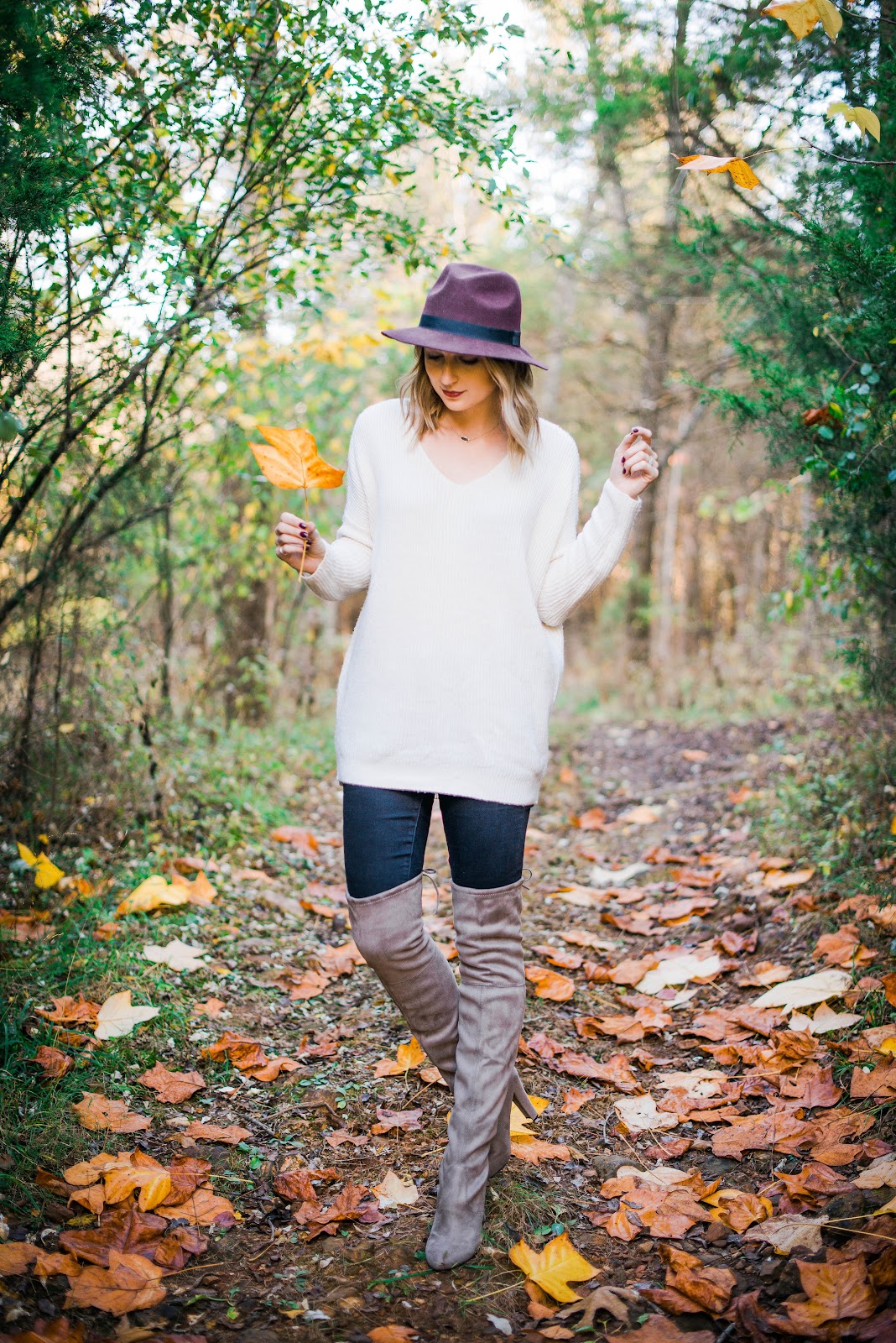 Cozy sweater and boots