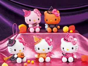 2011 Sanrio Halloween Hello Kitty Pumpkin Plush