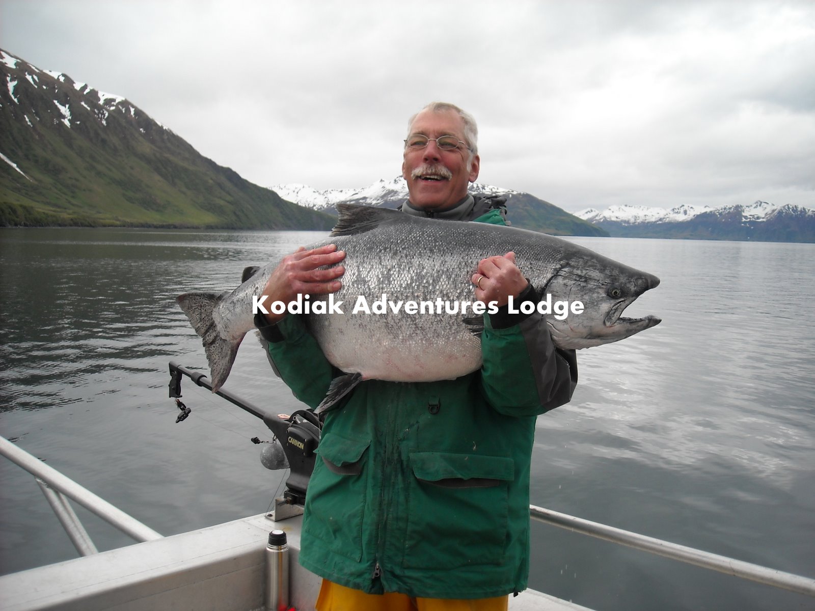 Kodiak Adventures Lodge King Salmon fishing on Kodiak Island Alaska