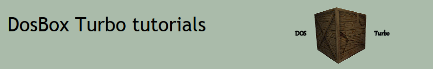 DosBox Turbo tutorials