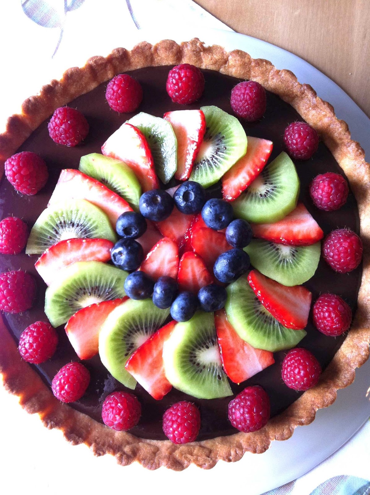 Simple Indulgence Chocolate Fruit Tart