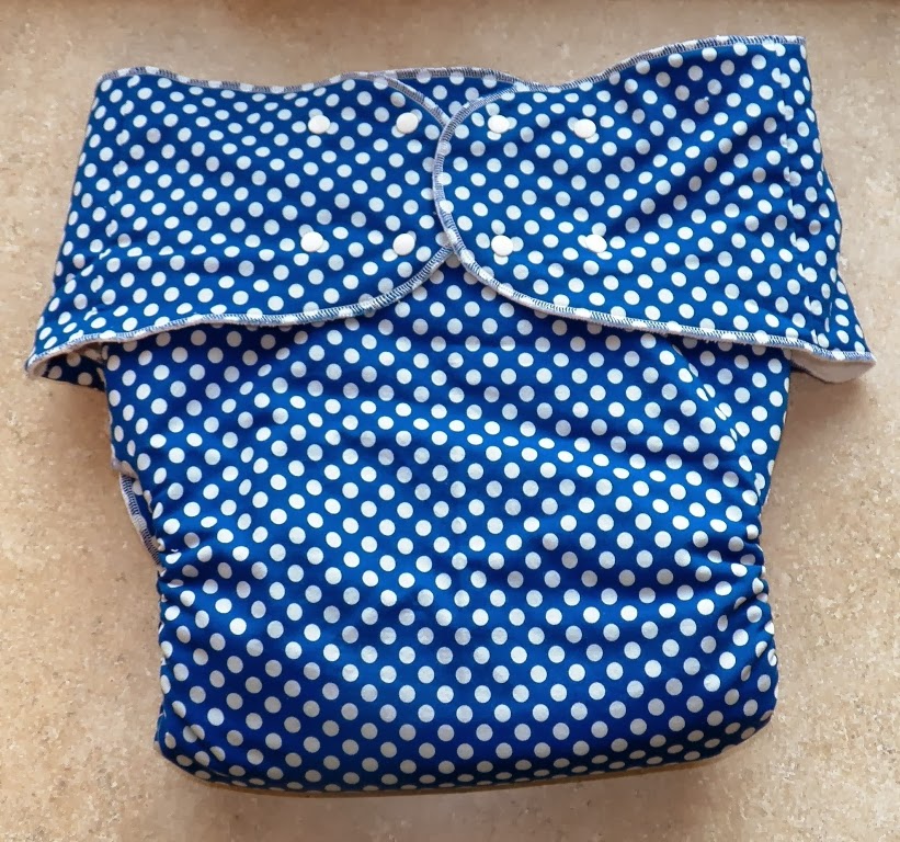 Heather's Green Home Goods Adult Cloth Diaper and Diaper Cover Polka Dots