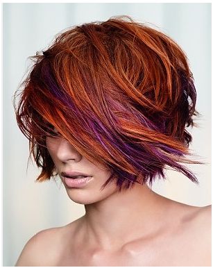 Purple And Blue Pixie Short Hair Color Short Hair Styles Hair