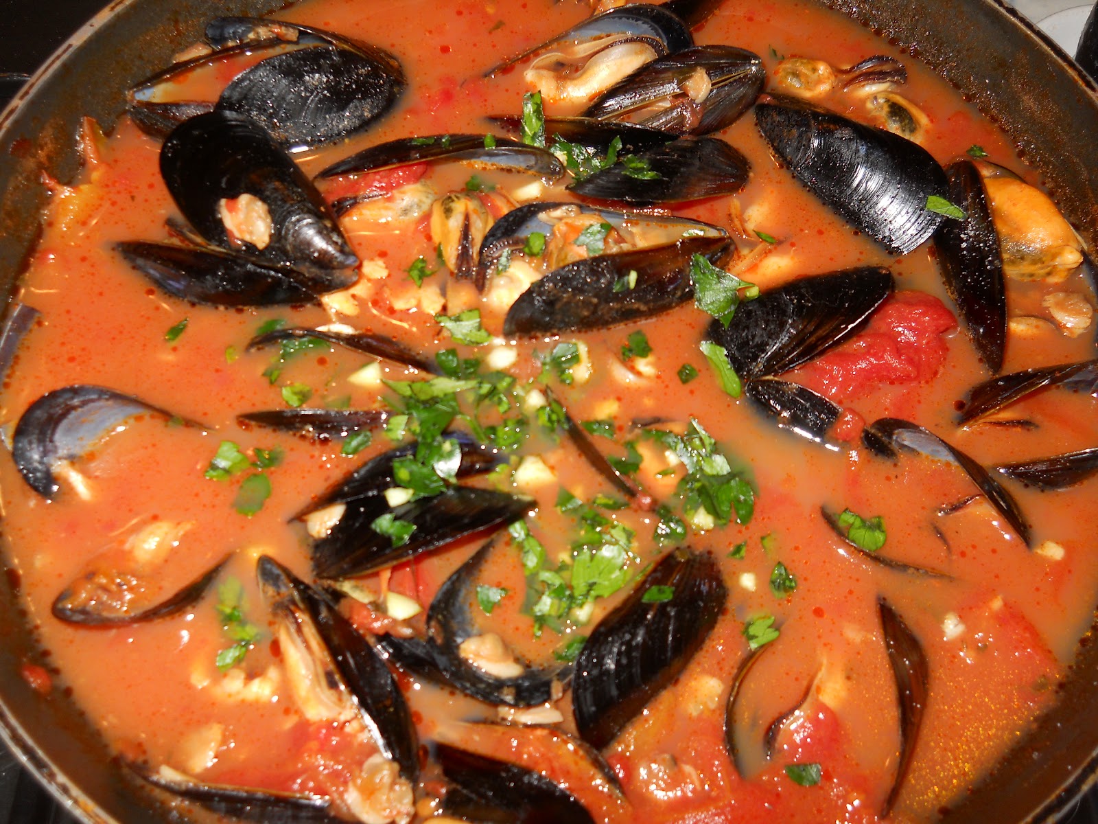 bricolage & ricette blog RICETTE Zuppa di cozze e vongole