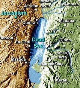 Manuscrisele de la Marea Moarta - Nag Hammadi - Qumran 40 deadseamap