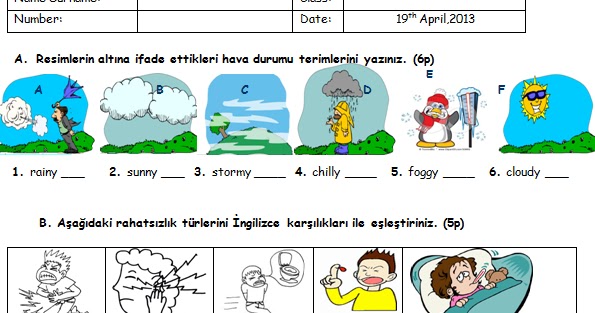 Din Dersi Öğrenci Paylaşım Mekanı: 2012 2013 6. Sınıf İngilizce 2