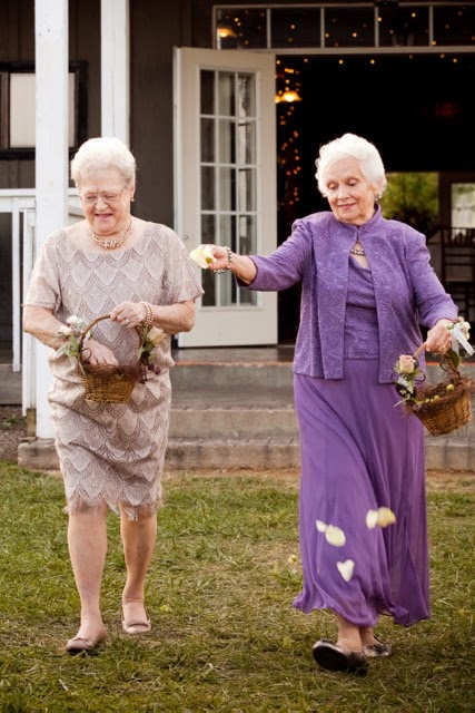 21 Insanely Fun Wedding Ideas - Get your Grandmas to be your flower girls