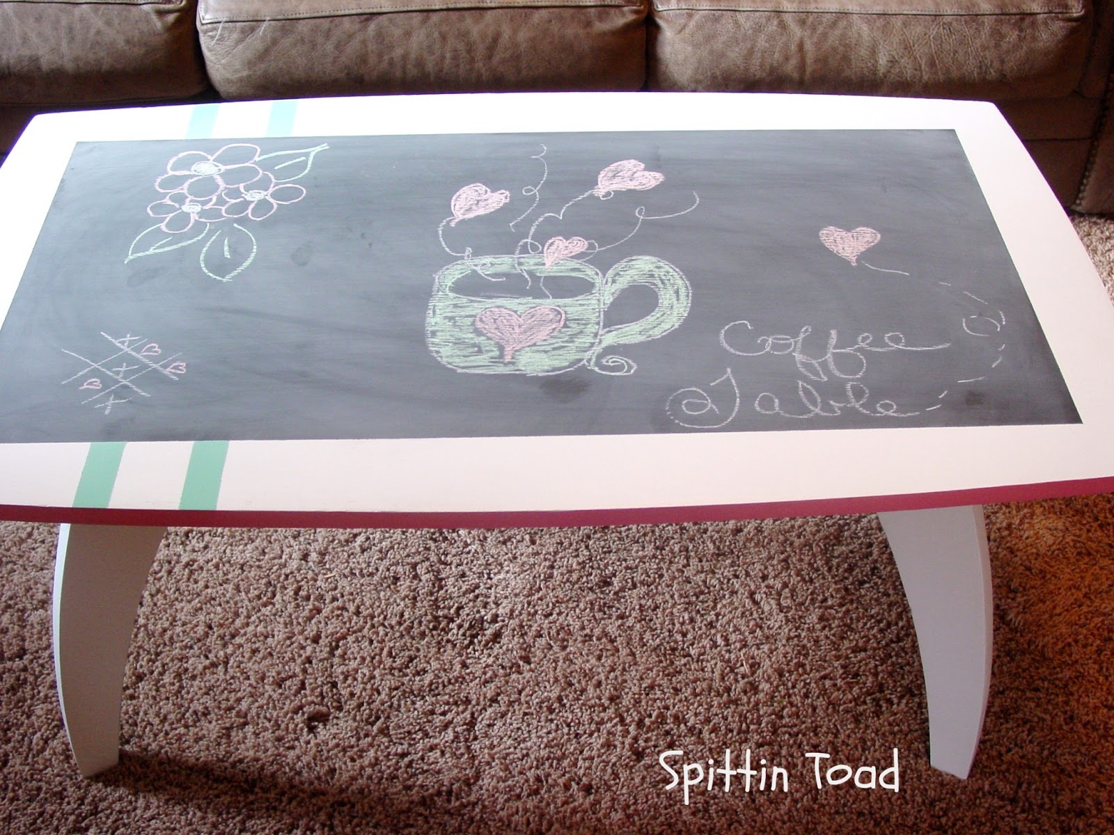 Spittin Toad Awesome Chalkboard Coffee Table