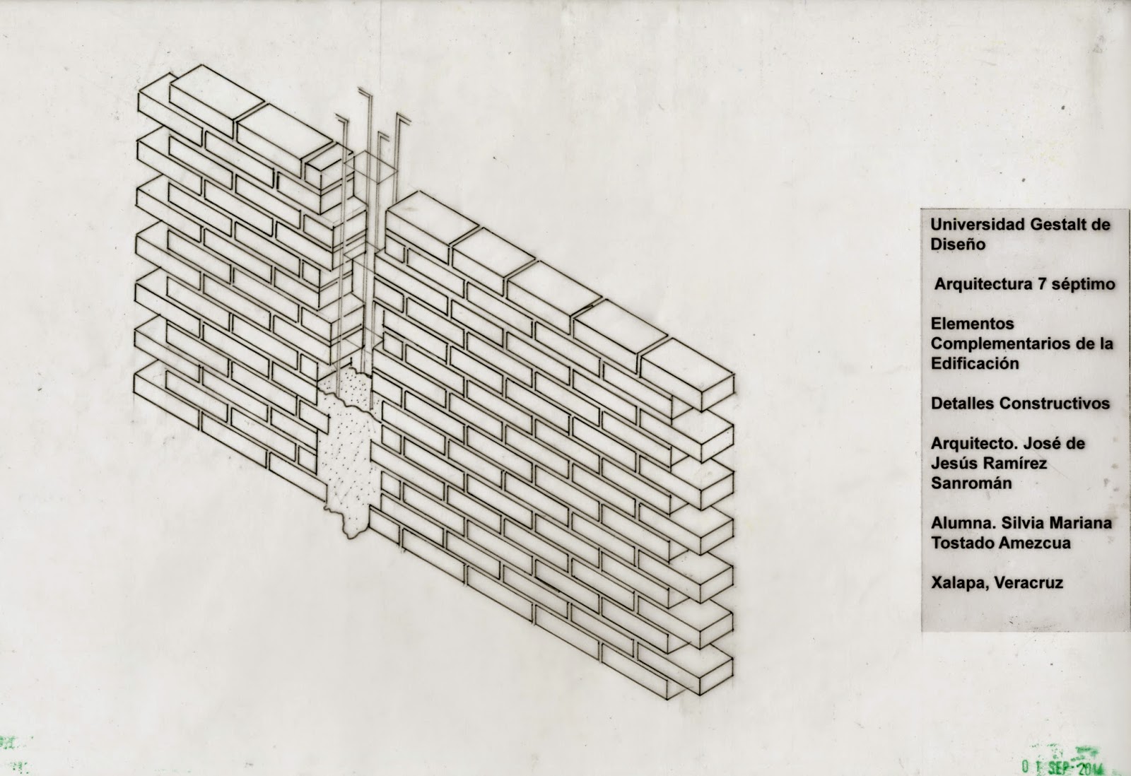 Elementos Complementarios de la Edificación 3 Plano detalle