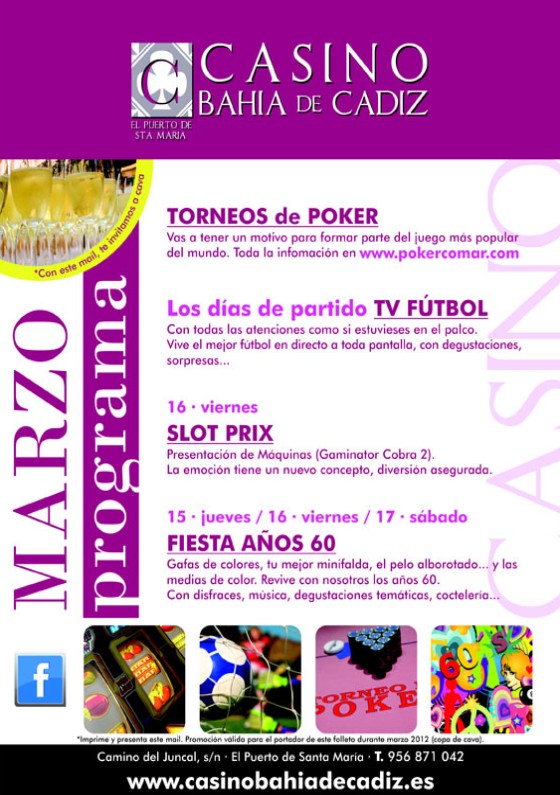 Torneo de poker casino bahia de cadiz