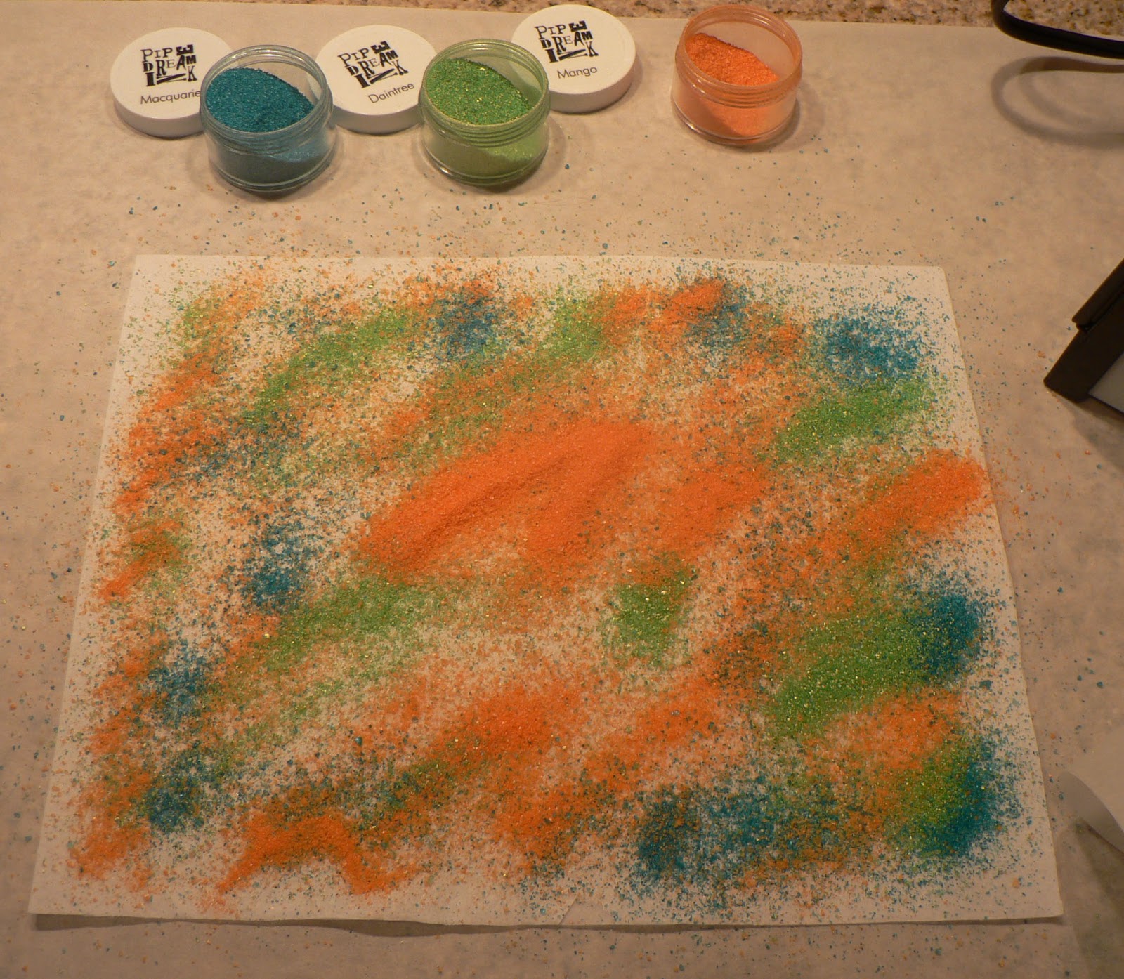 Creative Expressions Opals Embossing Enamel Paper (not quite)