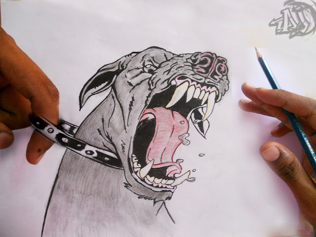 Evil Dog BY AJ Ajay artscafe