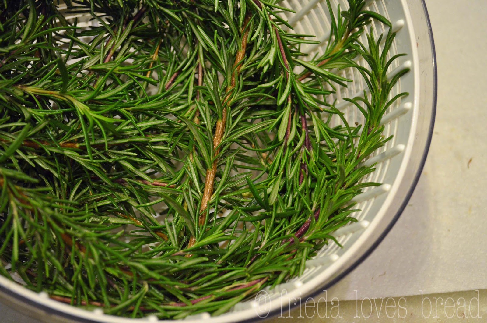 Frieda Loves Bread Freezing Rosemary & Other Herbs
