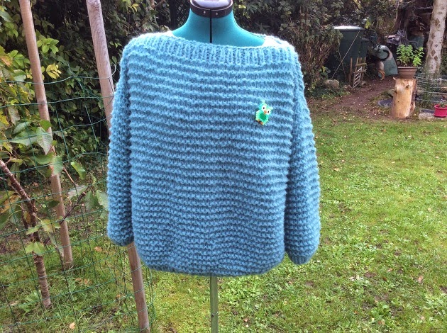 Point Mousse Modele Pull Long Femme A Tricoter Gratuit ModÃ¨le