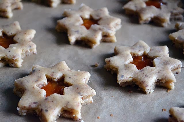 Mürbteig Linzer Sterne