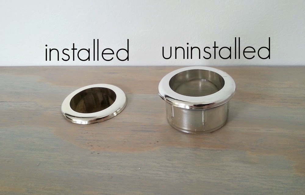 Hiding Lamp Cords inside Furniture Dans le Lakehouse