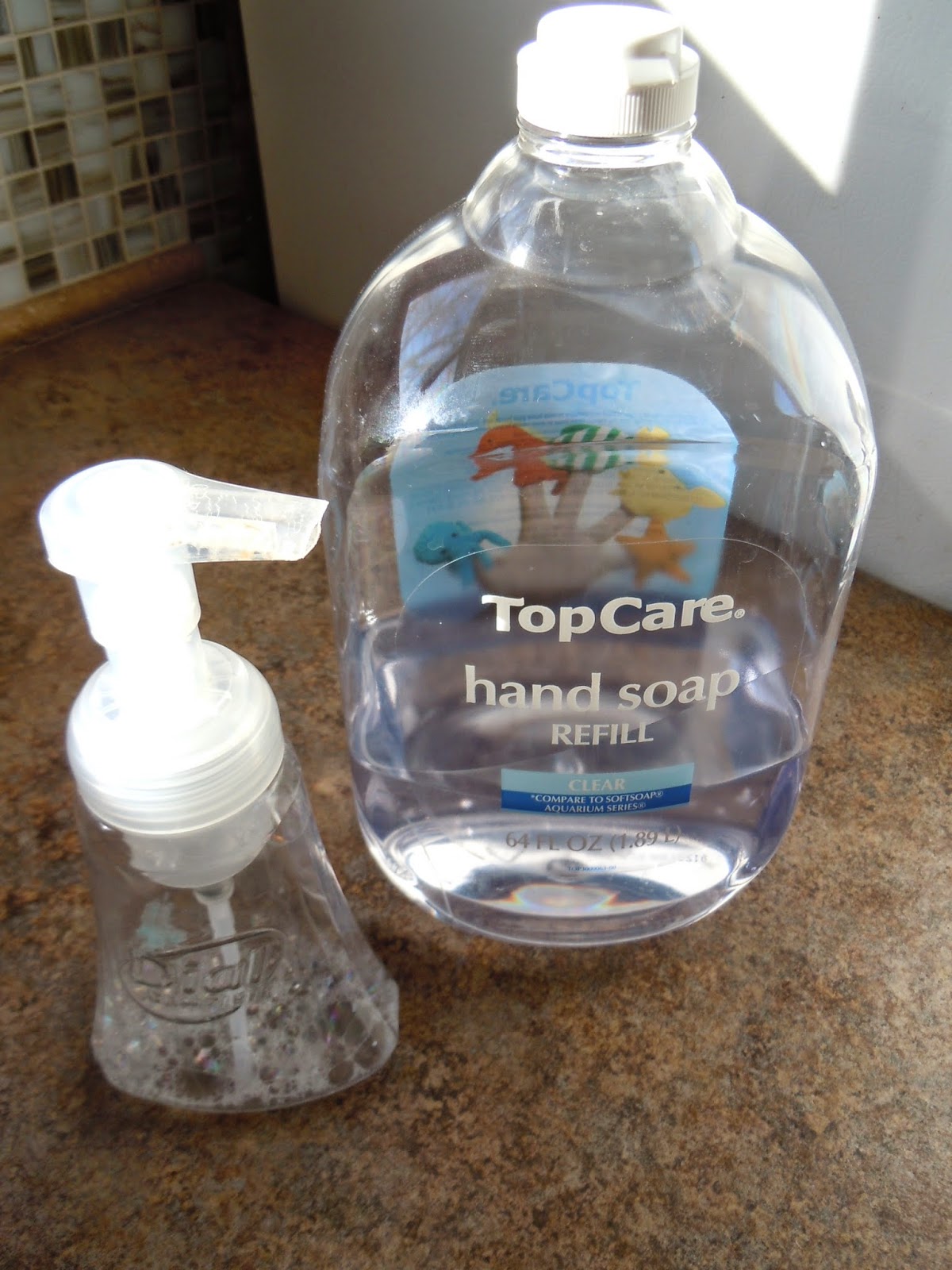 Joanna's Design TUTORIAL Make your own foaming soap refill