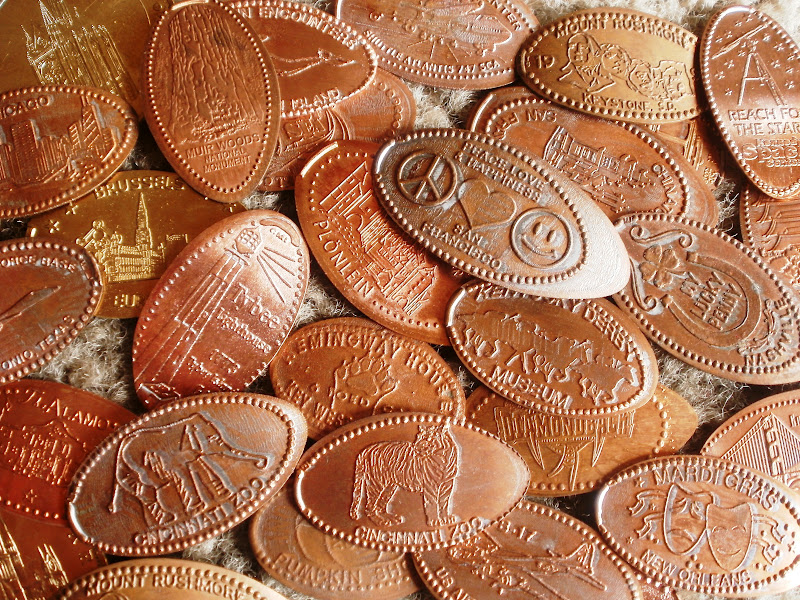 Browsing Through Books Souvenir Pennies