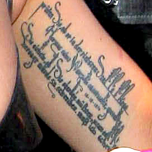 lady gaga tattoo
