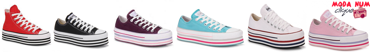 all star plataforma colorido