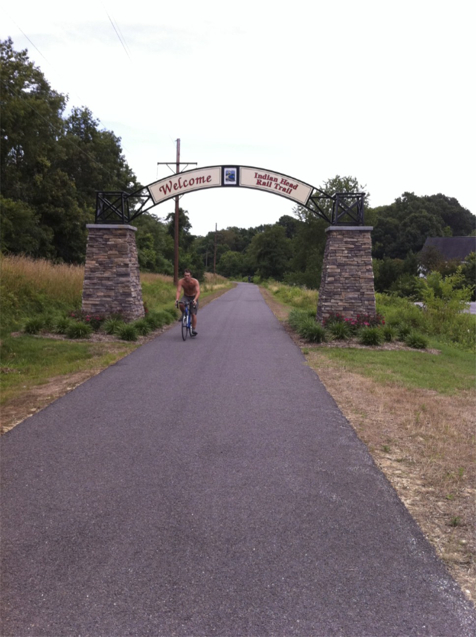 travelsoflife Indian Head Rail Trail bike ride