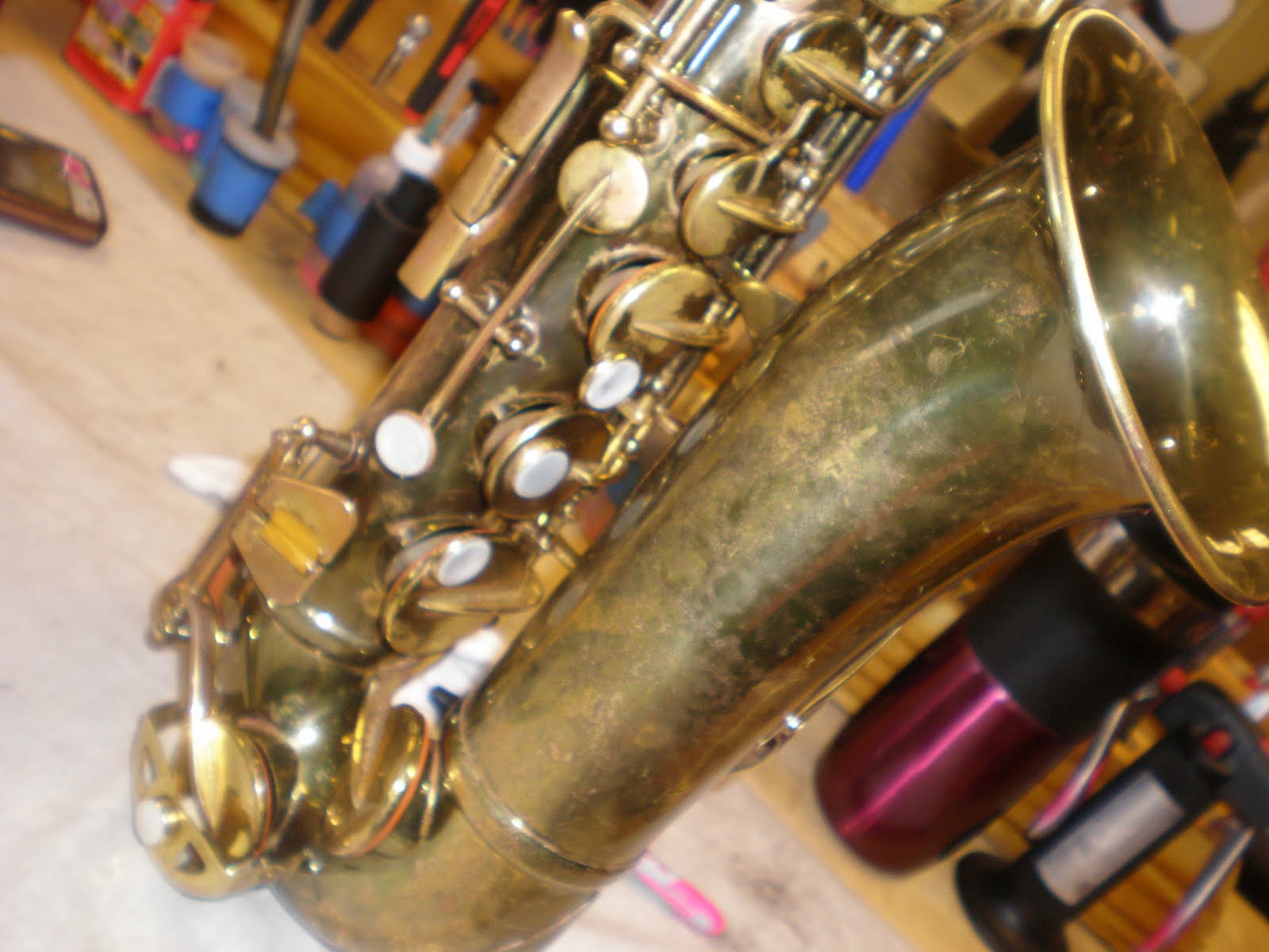 Band Instrument Repair School Project Saxophone