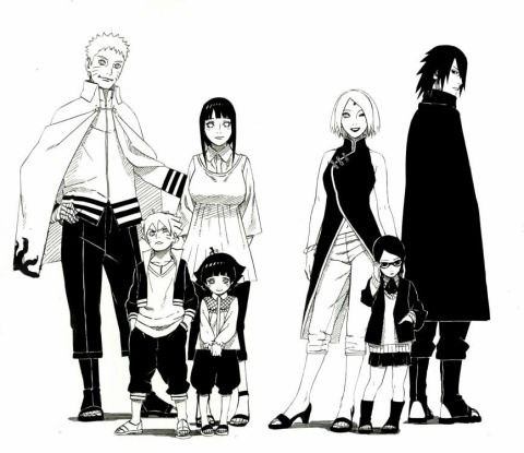 Filha do Sasuke e Sakura  Filho do sasuke, Sasuke, Sarada uchiha