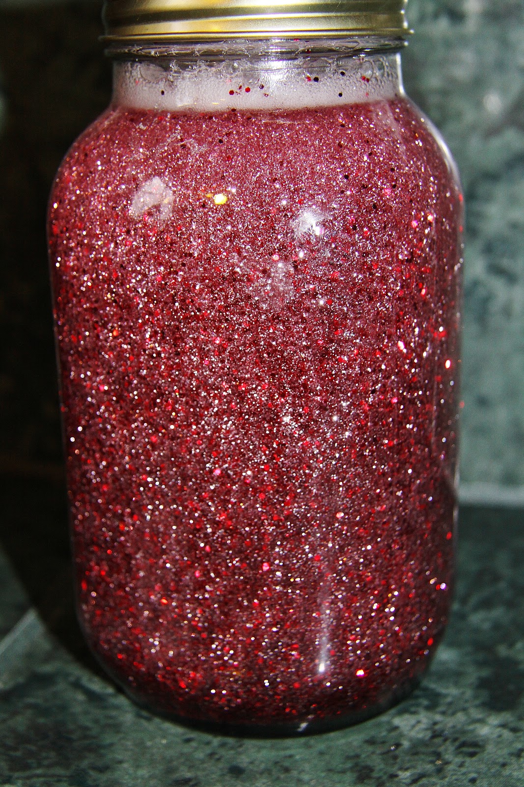 Adventures in Pinteresting Calming Glitter Jar