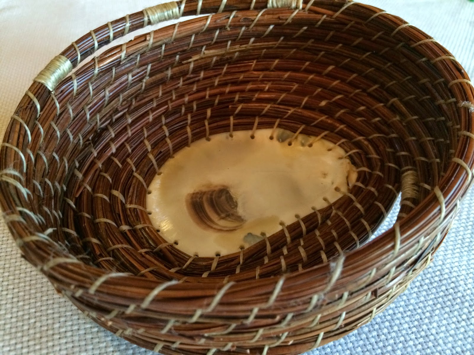 Baskets and more...... Freeform Pine Needle Basket