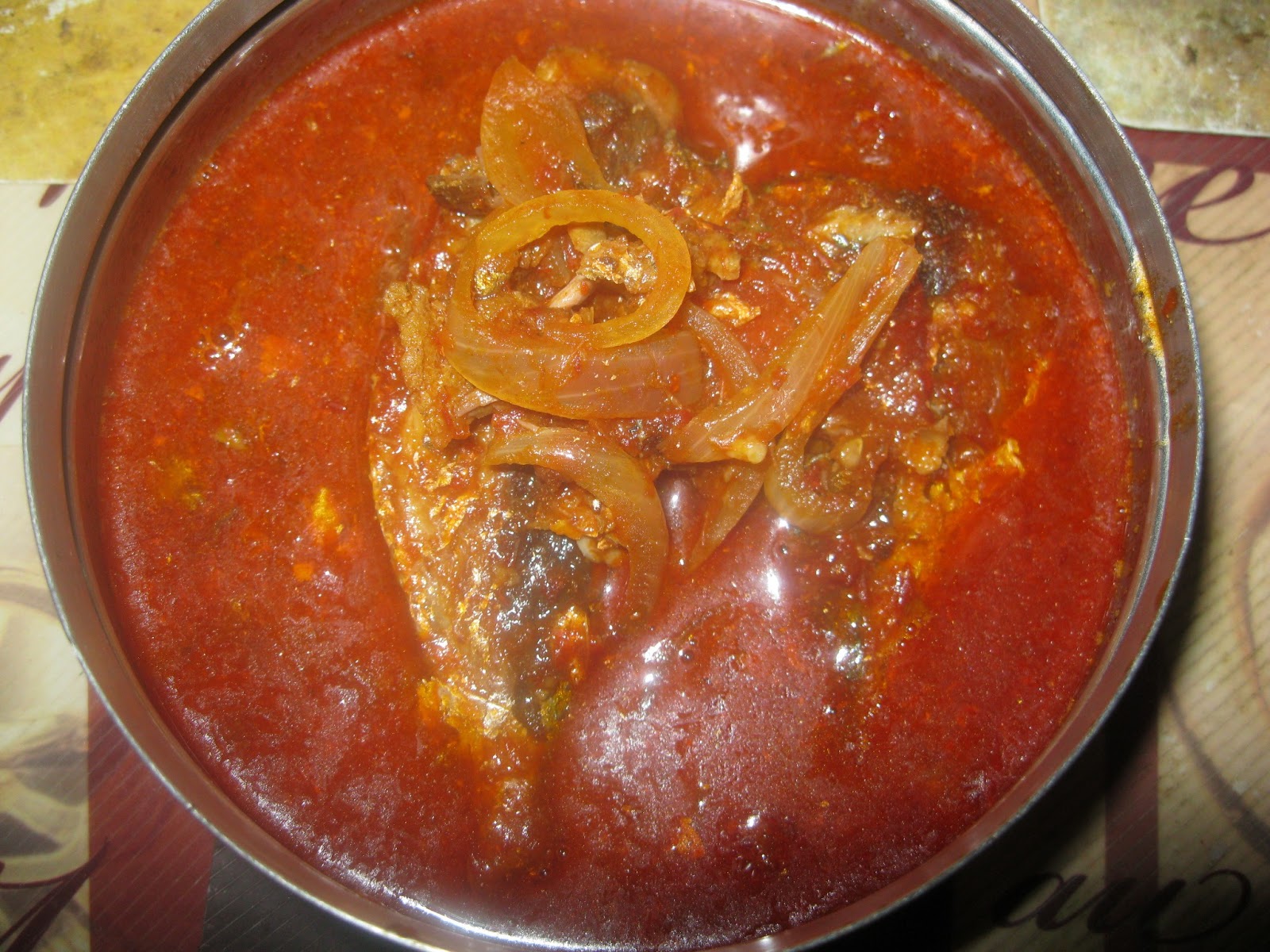 Amrita's kitchen Fried Fish in chili sambal sauce