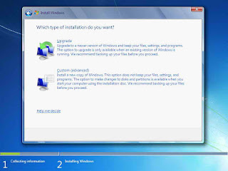 Cara install windows7 dengan mudah