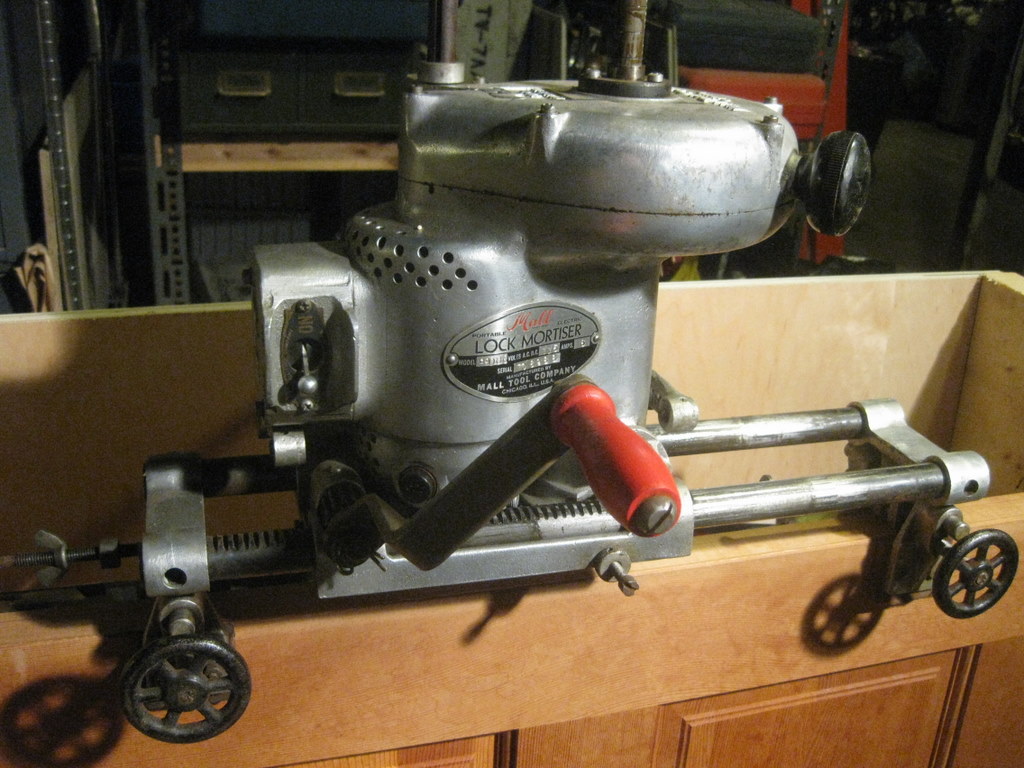 Tooling Up Mall Tool Co. vintage lock mortiser