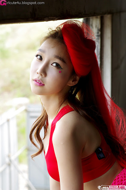 Xxx nude girls: Go Jung Ah in Red