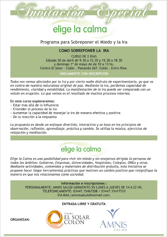 Acompasar invita a realizar un Curso en la Cuidad de Colón, Entre Ríos