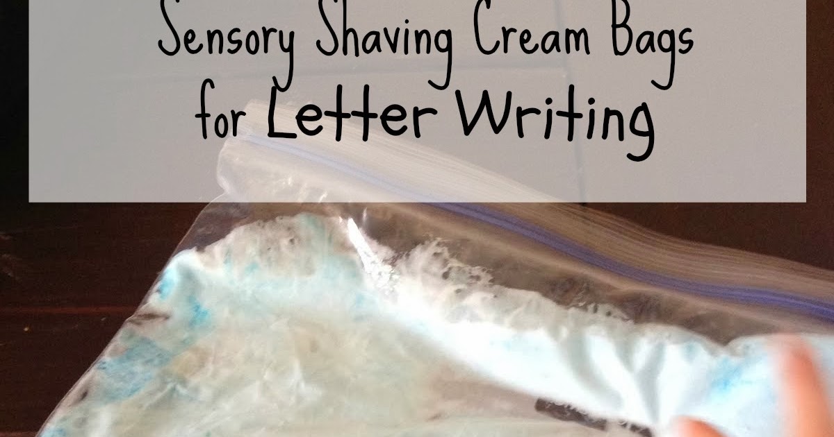 Mothering with Creativity Shaving Cream Writing