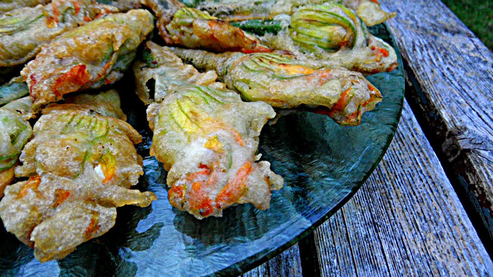 Chez Maximka Stuffed zucchini flowers
