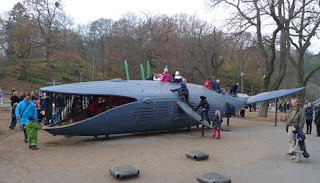 Monstrum whale Playground in Gothenberg Denmark