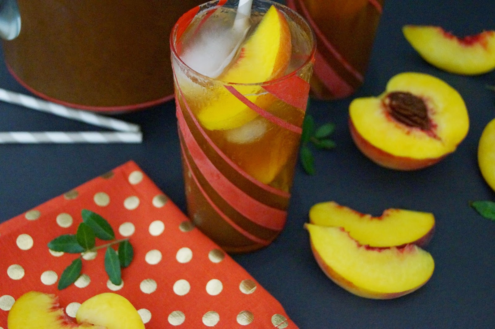 Don't Disturb This Groove Peach Iced Tea