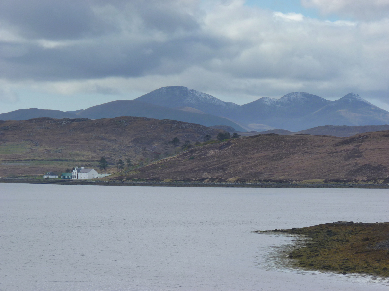 View from Calanais to Harris Hills