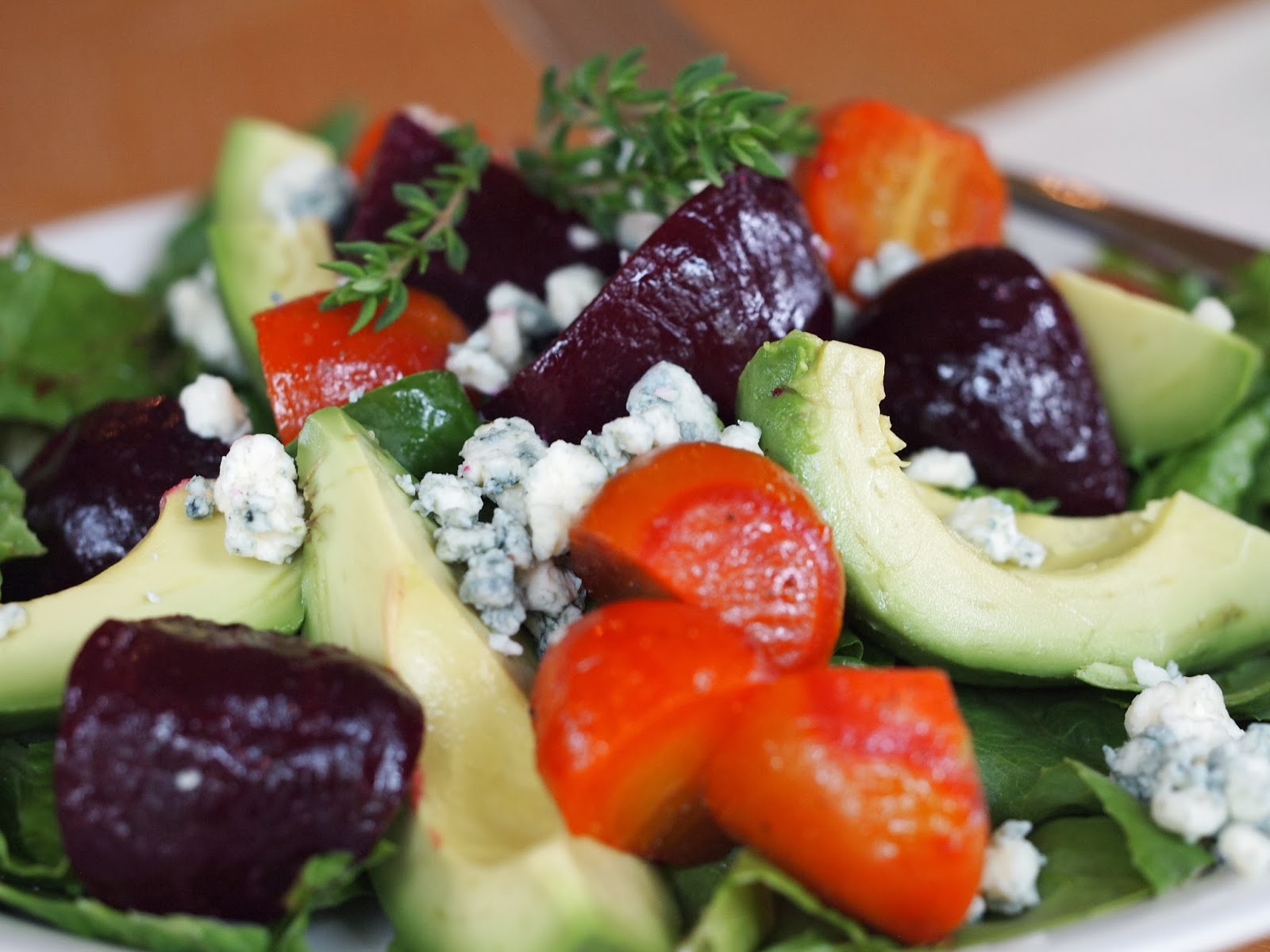 My Girlfriend's Best Recipes Beet and Avocado Salad with