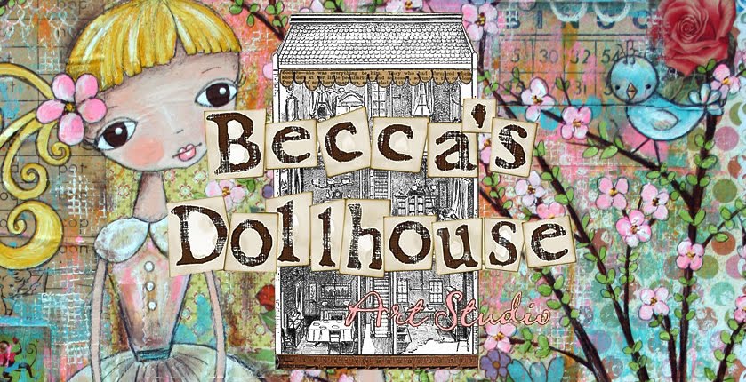Becca's Dollhouse Art Studio