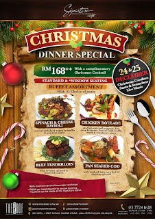The official poster. The Roof Signature Christmas Dinner Special 2015
