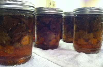 Canning Stew Meat with vegetables