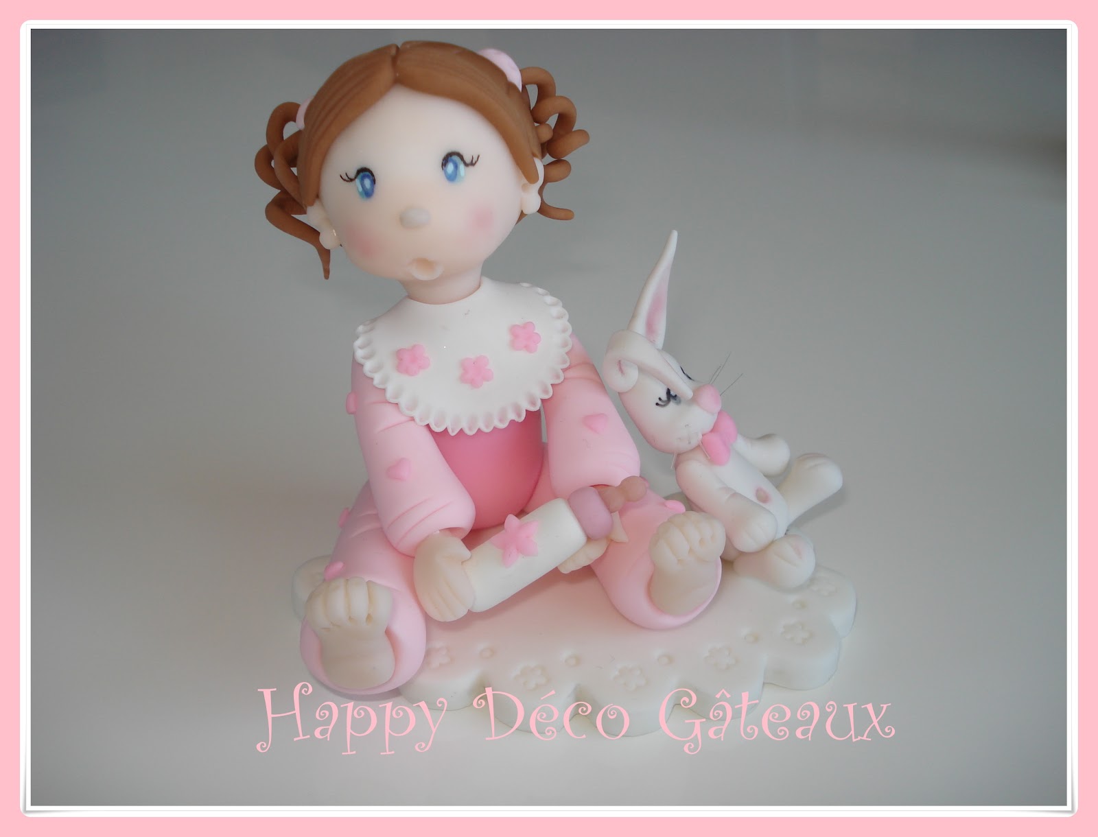 HAPPY DECO GATEAUX Figurines personnalisées en porcelaine froide