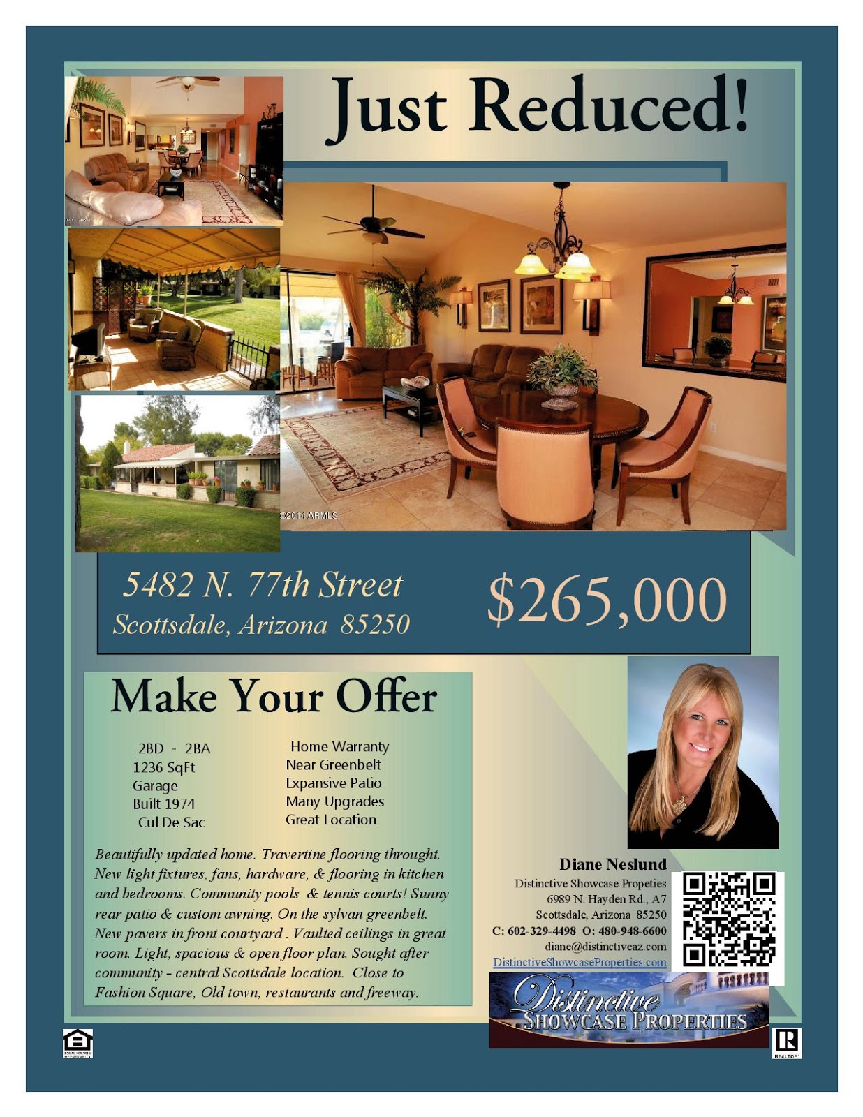 distinctive showcase properties scottsdale real estate investments flyers scottsdale