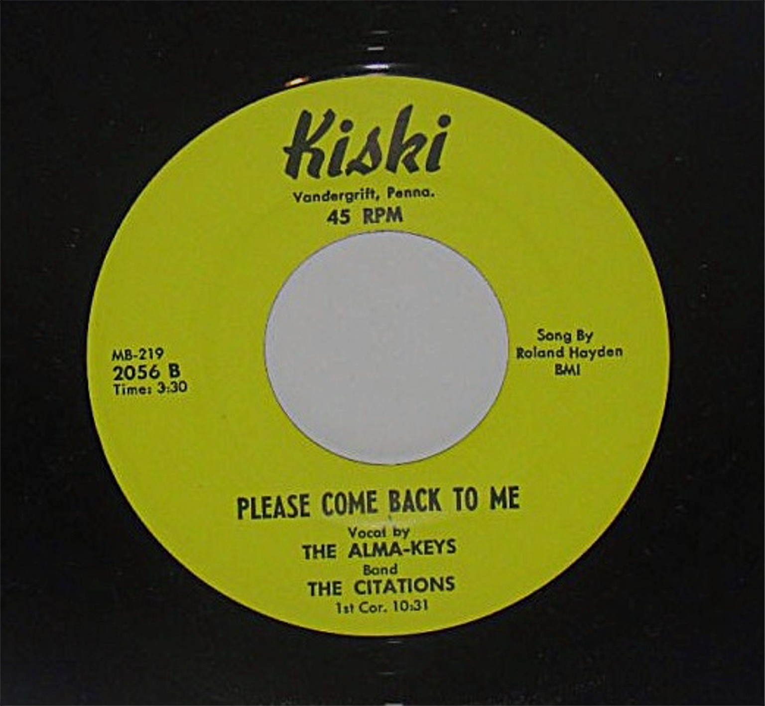 The Alma Keys Jumpin Twist Please Come Back To Me The Alma Keys Jumpin Twist Please Come Back To Me