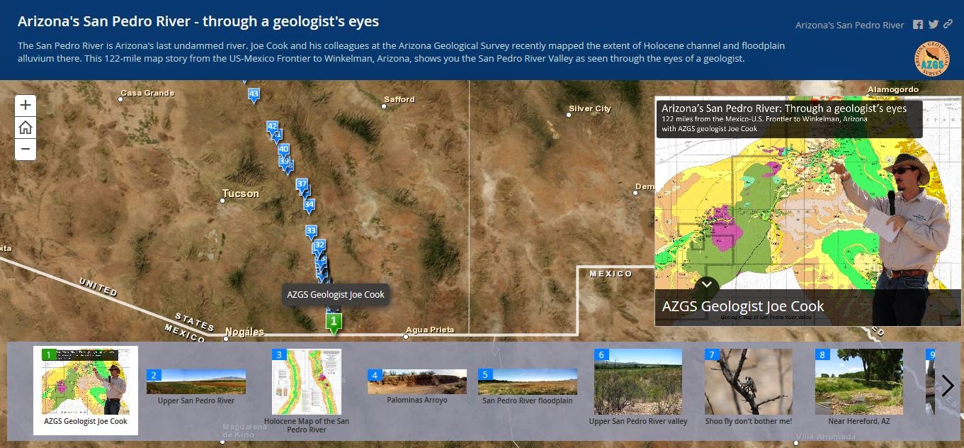 Arizona Geology A geologist's tour of Arizona's San Pedro River