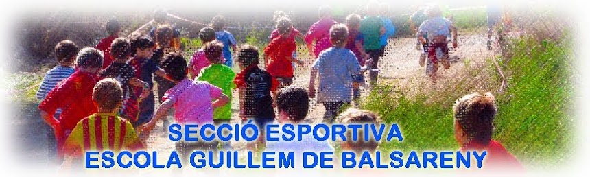 SECCIÓ ESPORTIVA DE L'ESCOLA GUILLEM DE BALSARENY