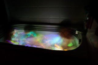 Glow Sticks in the Tub