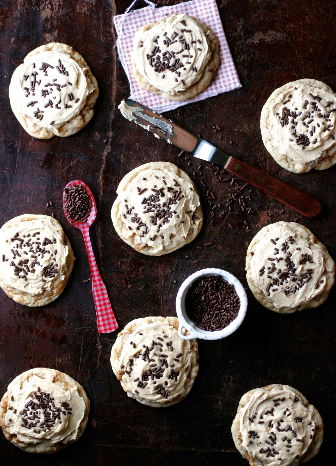 Indigo Scones Soft Frosted Peanut Butter Chip Sugar Cookies